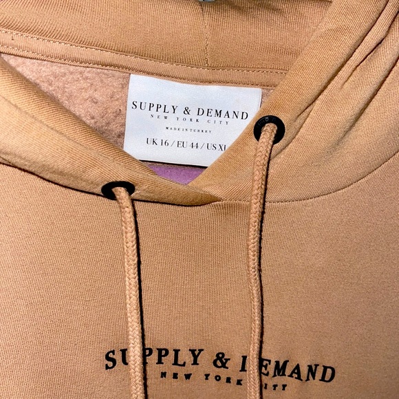 Supply and Demand Crop Hoodie - Picture 3 of 3